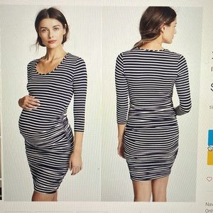 Isabel Maternity striped dress - XS